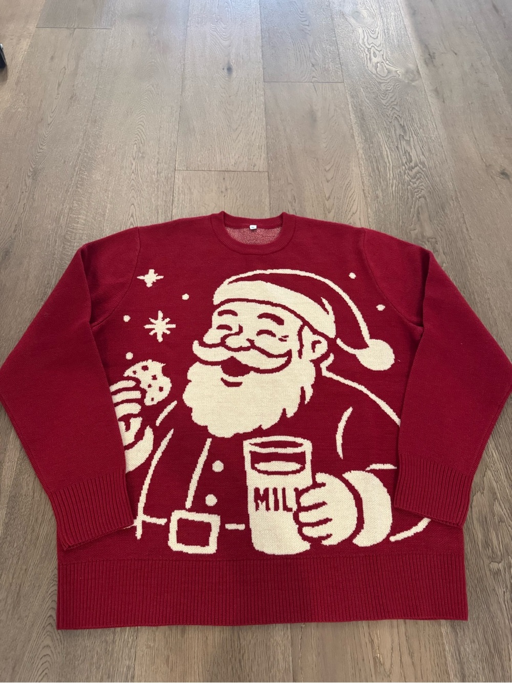 Santa Milk and Cookies knit Sweater